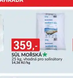 Baumax Sůl mořská nabídka
