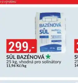 Baumax Sůl bazénová nabídka