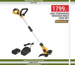 Baumax Aku strunová sekačka nabídka