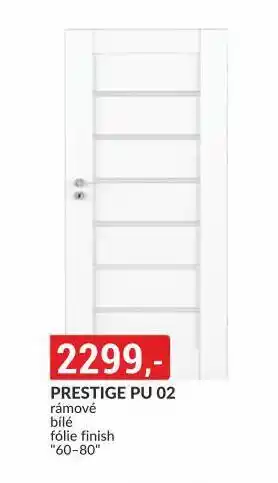 Baumax Dveře rámové prestige pu 02 nabídka