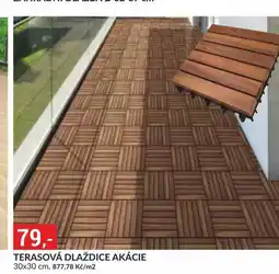 Baumax Terasová dlaždice akácie nabídka