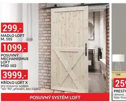 Baumax Posuvný mechanismus loft nabídka