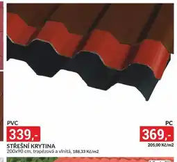 Baumax Střešní krytina pvc nabídka