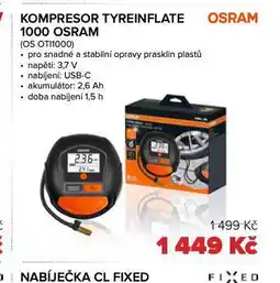 Auto Kelly Kompresor tyreinflate 1000 osram nabídka