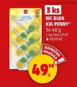 Penny Market WC BLOK XXL PENNY, 3x 48 g nabídka