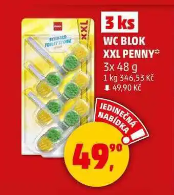 Penny Market WC BLOK XXL PENNY, 3x 48 g nabídka