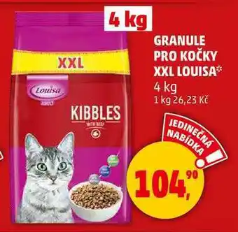 Penny Market GRANULE PRO KOČKY XXL LOUISA, 4 kg nabídka