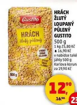 Penny Market Gustito HRÁCH ŽLUTÝ, 500 g nabídka