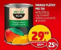 Penny Market MANGO PLÁTKY MEI TAI, 425/250 g nabídka