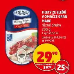 Penny Market FILETY ZE SLEĎŮ VOMÁČCE GRAN MARE různé druhy, 200 g nabídka