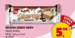 Penny Market OPLATKA JIZERKY ENJOY různé druhy, 40 g nabídka