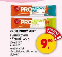 Penny Market PROTEINOVÝ SUK s vanilkovou příchutí, 45 g nabídka
