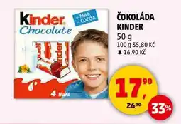 Penny Market ČOKOLÁDA KINDER, 50 g nabídka