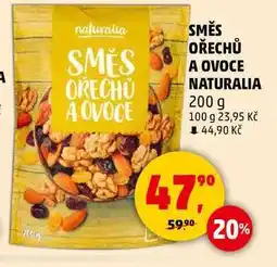 Penny Market SMĚS OŘECHŮ A OVOCE SMĚS OŘECHŮ A OVOCE NATURALIA, 200 g nabídka