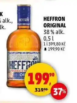 Penny Market HEFFRON ORIGINAL 38% alk. 0,5 l nabídka