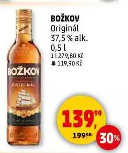 Penny Market BOŽKOV Originál 37,5% alk., 0,5 l nabídka