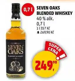Penny Market SEVEN OAKS BLENDED WHISKEY 40% alk., 0,7 l nabídka