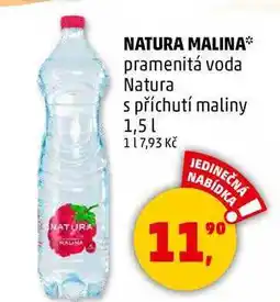 Penny Market NATURA MALINA pramenitá voda, 1,5 l nabídka