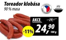 ZEMAN Toreador klobása 90% masa nabídka