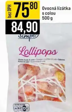 Jip Ovocná lízátka s colou nabídka