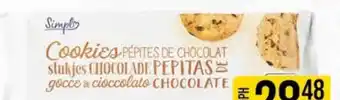 Jip Cookies čokoládové nabídka