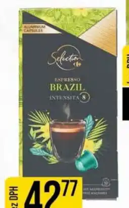 Jip Nespresso kapsle Espresso Brazil nabídka