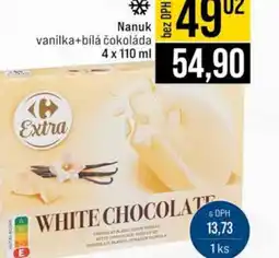 Jip Nanuk vanilka+bílá čokoláda nabídka