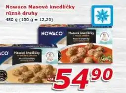 ESO MARKET NOWACO Masové knedlíčky různé druhy nabídka