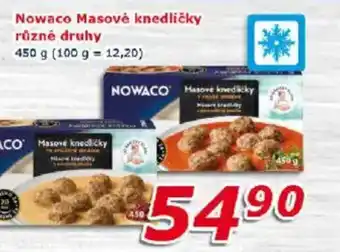 ESO MARKET NOWACO Masové knedlíčky různé druhy nabídka