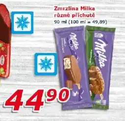 ESO MARKET MILKA Zmrzlina různé příchutě nabídka