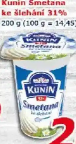 ESO MARKET Kunin Smetana ke slehani 31% nabídka