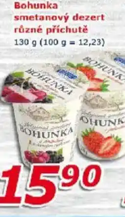 ESO MARKET Bohunka smetanový dezert nabídka