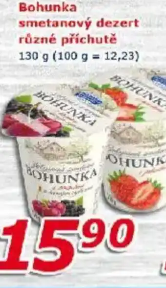 ESO MARKET Bohunka smetanový dezert nabídka