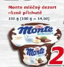 ESO MARKET Monte mléčný dezert nabídka
