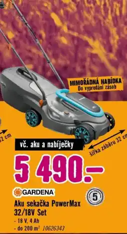 Hornbach Aku sekačka PowerMax 32/18V Set nabídka