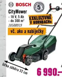 Hornbach BOSCH CityMower nabídka