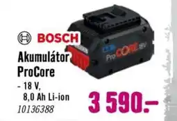 Hornbach BOSCH Akumulátor ProCore nabídka