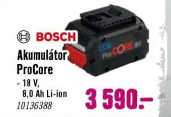 Hornbach BOSCH Akumulátor ProCore nabídka