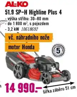 Hornbach AL-KO 51.9 SP-H Highline Plus 4 nabídka