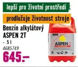 Hornbach Benzín alkylátový ASPEN 2T nabídka