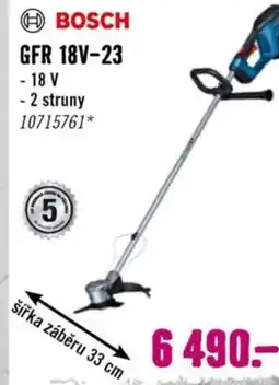 Hornbach BOSCH GFR 18V-23 nabídka