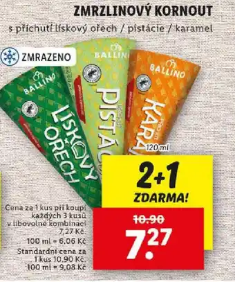 Lidl Zmrzlinový kornout nabídka