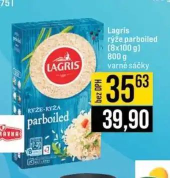 Jip Lagris rýže parboiled (8x100 g) nabídka