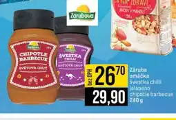 Jip Záruba omáčka švestka chilli jalapeño chipotle barbecue nabídka