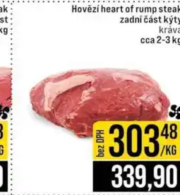 Jip Hovězí heart of rump steak nabídka