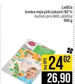 Jip Le&Co šunka nejvyšší jakosti 92 % nabídka