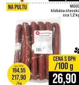 Jip MÚÚÚ klobása otavská cca 1,2 kg nabídka