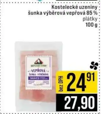 Jip Kostelecké uzeniny šunka výběrová vepřová 85 % nabídka