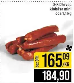Jip D-K Dřevěc klobása mini nabídka