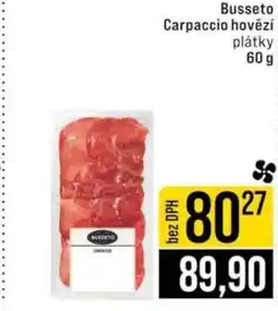 Jip Busseto Carpaccio hovězí plátky nabídka
